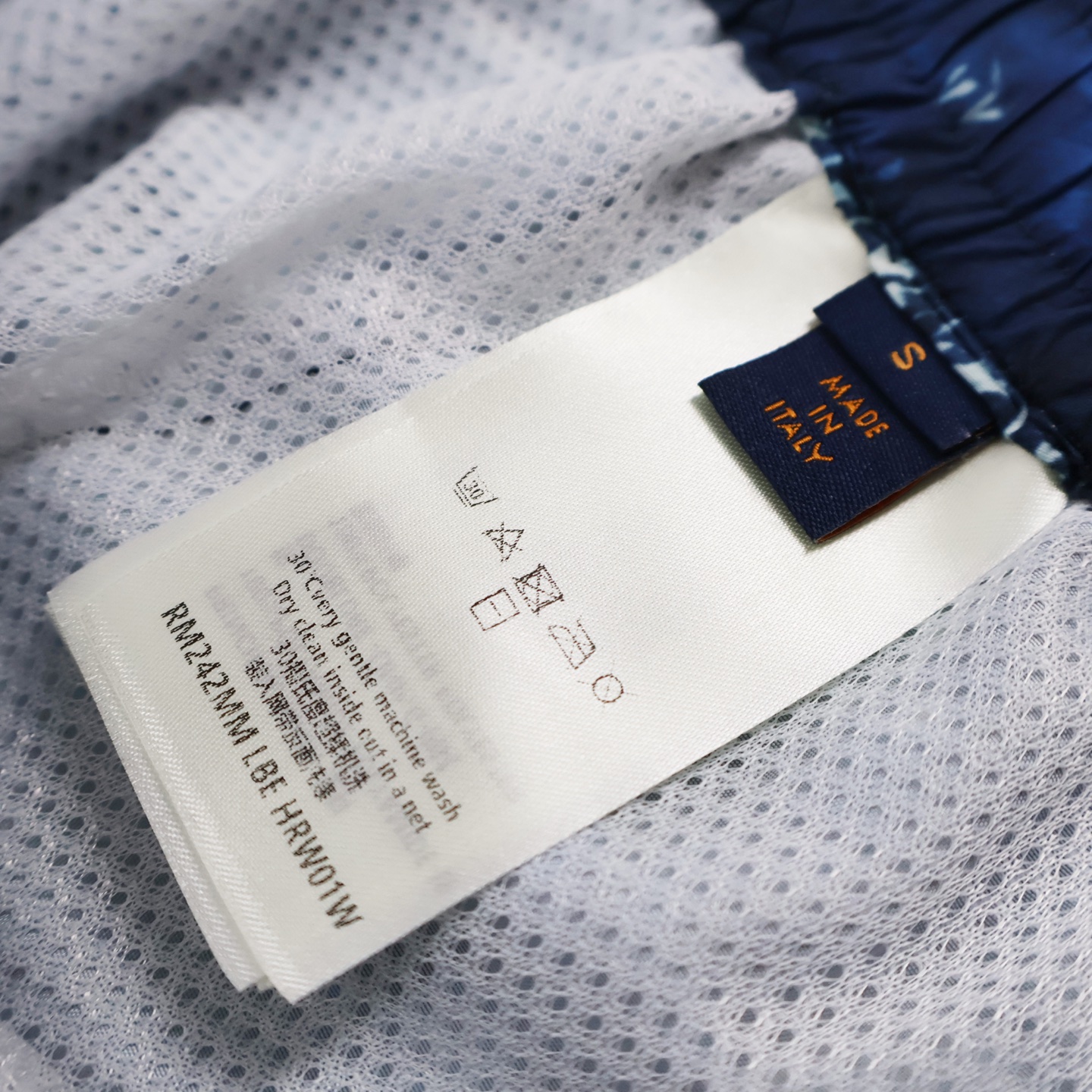 LOUIS VUITTON 路易威登 LV 帆船满印  短裤 牛仔休闲裤 裤子 五分裤 蓝色B0 1AHVZ9