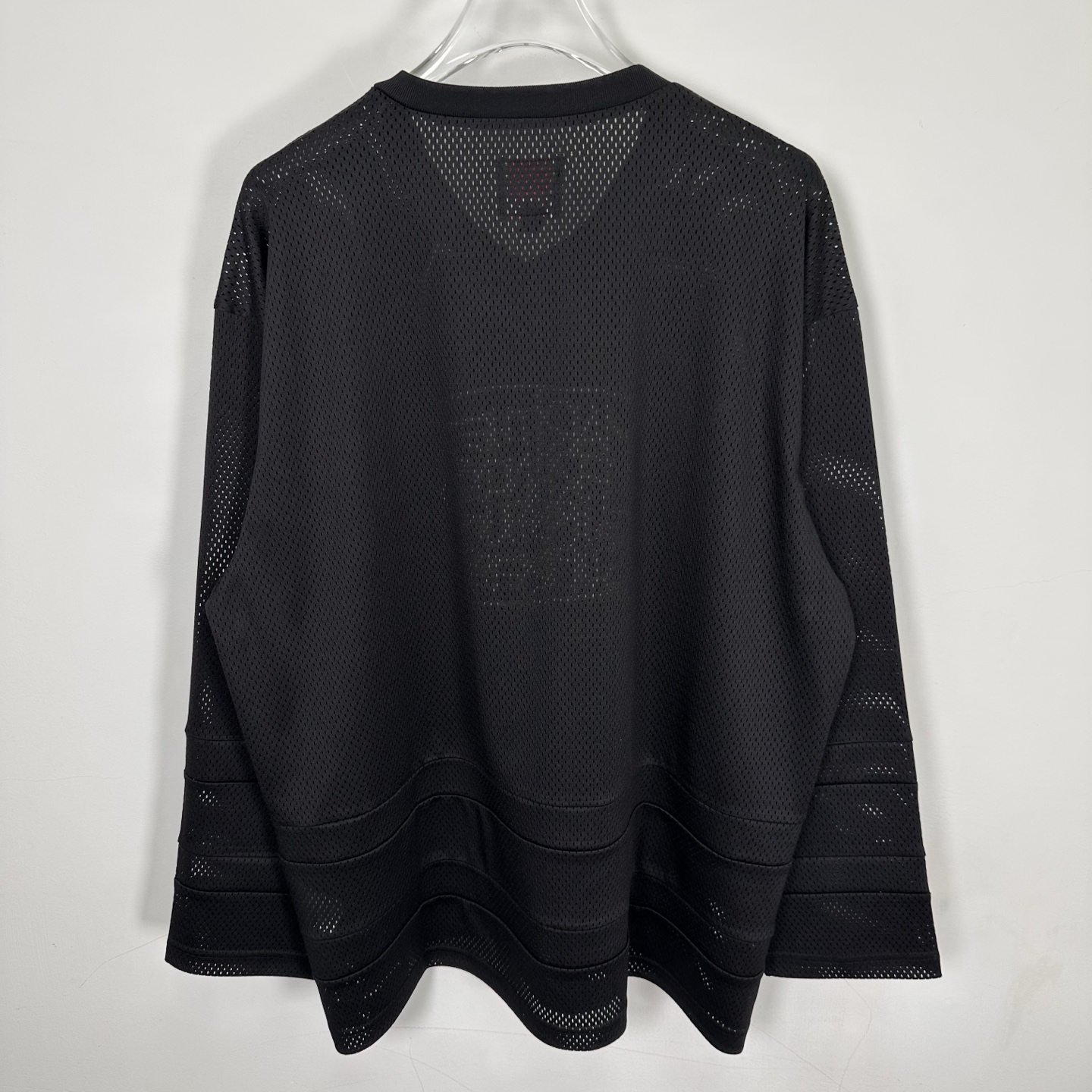 Supreme Marithe Francois Girbud 联名款 胸前刺绣logo 宽松网眼美式潮流秋衣 长袖T恤 黑色 白色 SUP-ss25-232