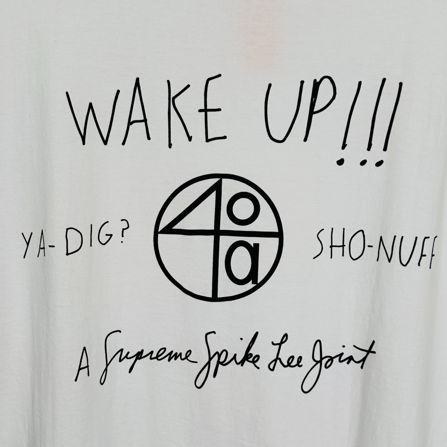 Supreme 40X Acres 联名款SS25 WEEK9 SpIKE Tee  圆领休闲 印花短袖 T恤 黑色 白色A0 SUP-SS25-247