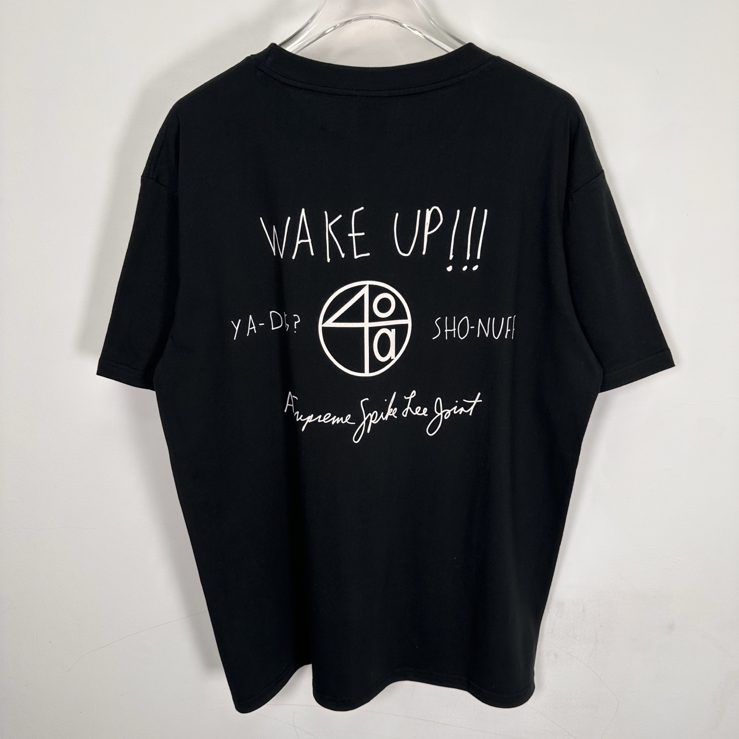 Supreme 40X Acres 联名款SS25 WEEK9 SpIKE Tee  圆领休闲 印花短袖 T恤 黑色 白色A0 SUP-SS25-247