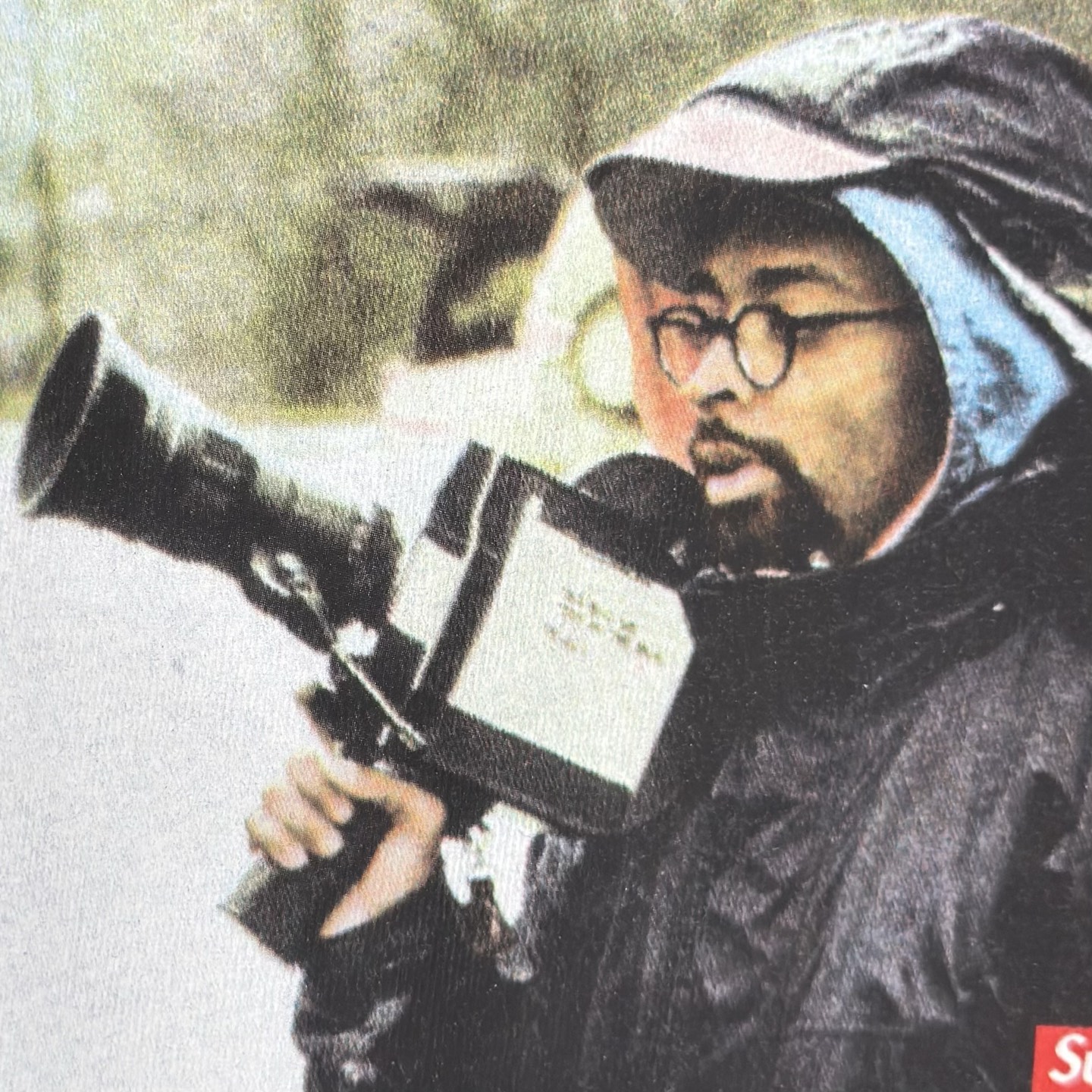 Supreme 40X Acres 联名款SS25 WEEK9 SpIKE Tee  圆领休闲 印花短袖 T恤 黑色 白色A0 SUP-SS25-247