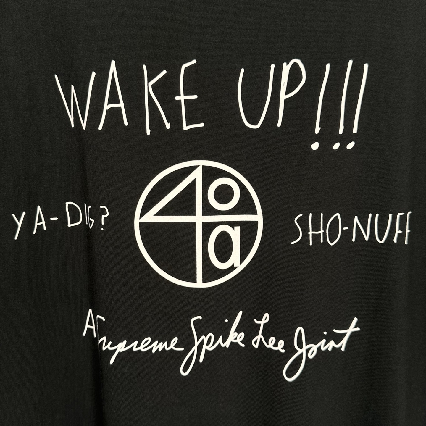 Supreme 40X Acres 联名款SS25 WEEK9 SpIKE Tee  圆领休闲 印花短袖 T恤 黑色 白色A0 SUP-SS25-247