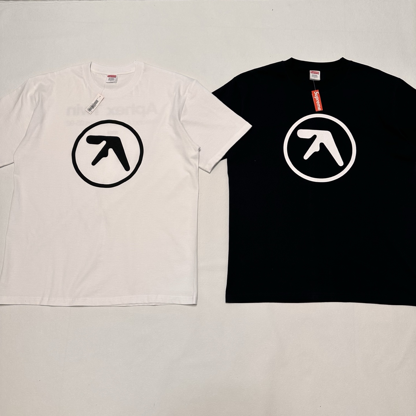 Supreme Aphex Twin 联名款 SS25 WEEK2 Ambient Works Tee  圆领休闲 印花短袖 T恤 黑色 白色A0 SUP-SS25-207