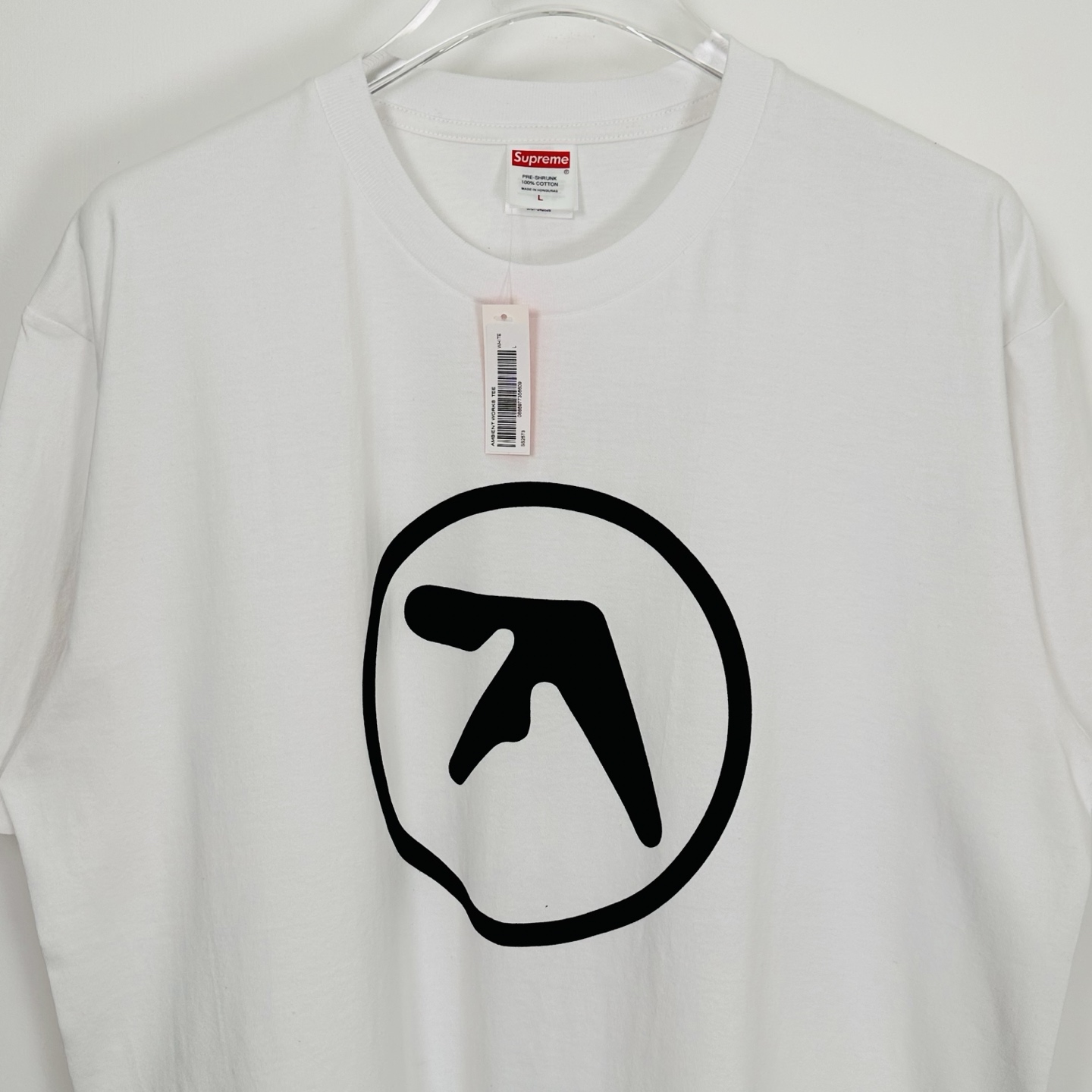Supreme Aphex Twin 联名款 SS25 WEEK2 Ambient Works Tee  圆领休闲 印花短袖 T恤 黑色 白色A0 SUP-SS25-207