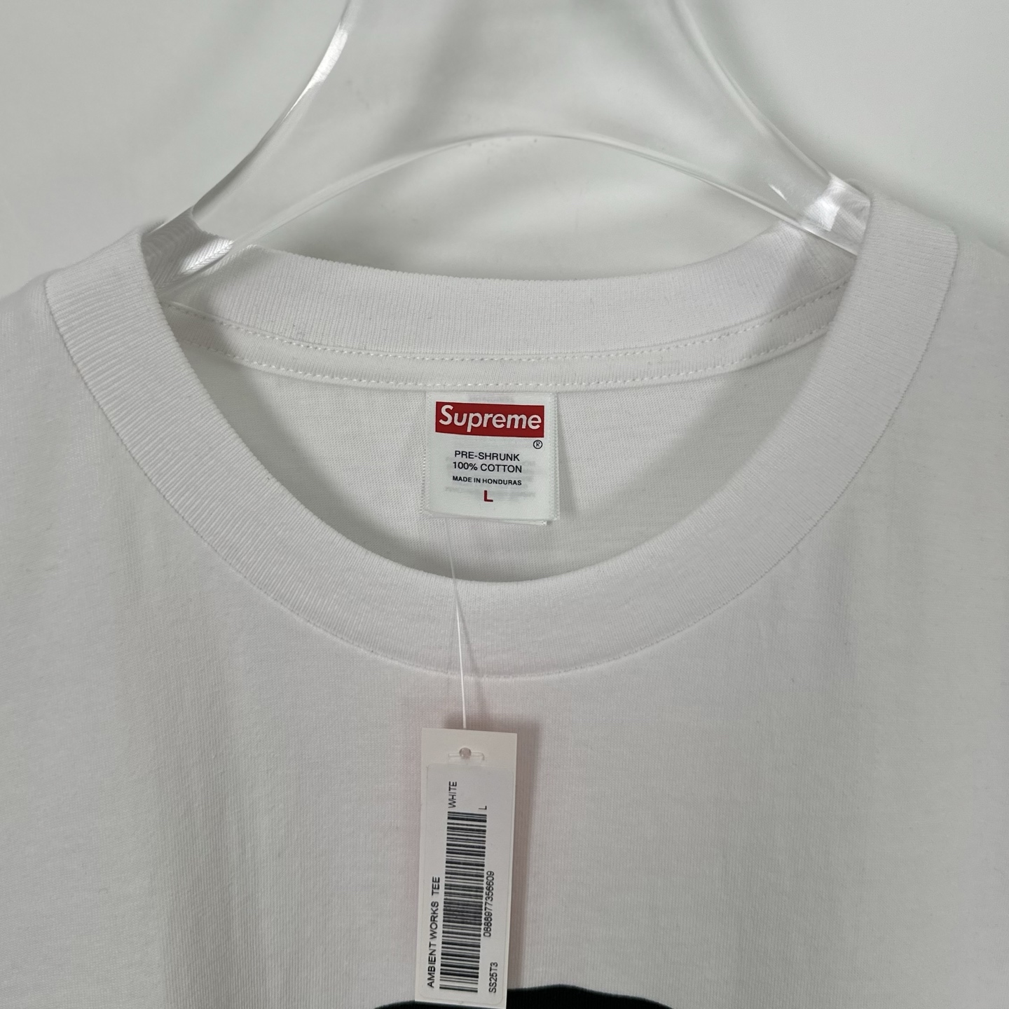 Supreme Aphex Twin 联名款 SS25 WEEK2 Ambient Works Tee  圆领休闲 印花短袖 T恤 黑色 白色A0 SUP-SS25-207