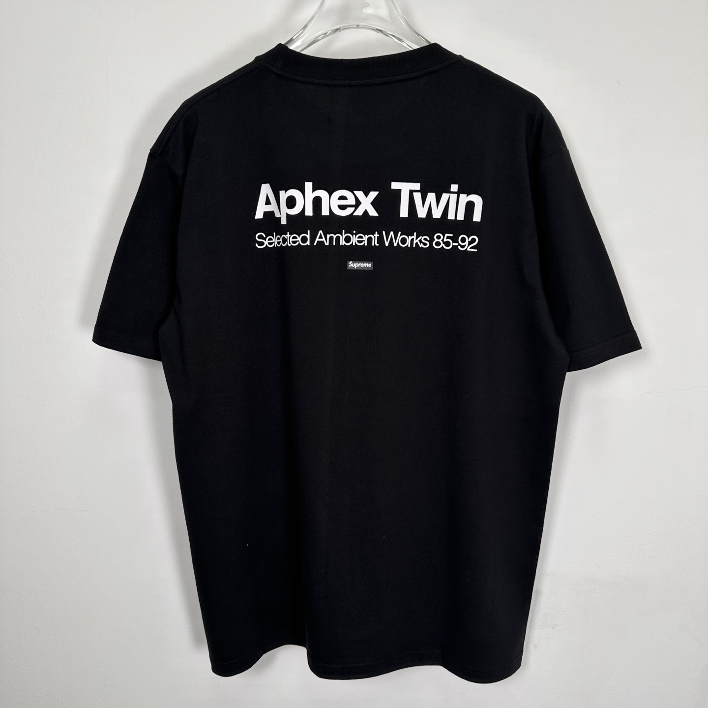 Supreme Aphex Twin 联名款 SS25 WEEK2 Ambient Works Tee  圆领休闲 印花短袖 T恤 黑色 白色A0 SUP-SS25-207