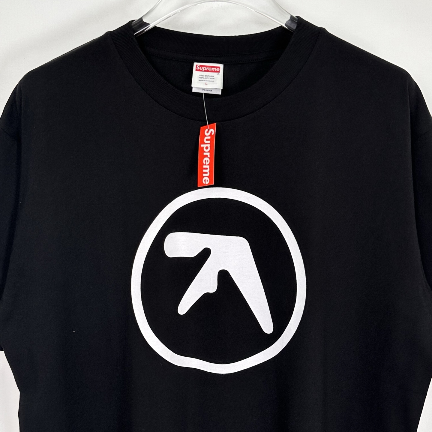 Supreme Aphex Twin 联名款 SS25 WEEK2 Ambient Works Tee  圆领休闲 印花短袖 T恤 黑色 白色A0 SUP-SS25-207
