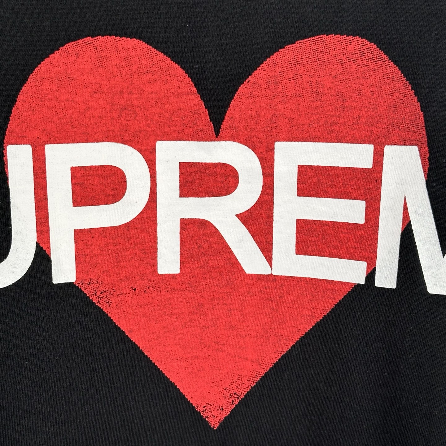 Supreme WEEK1 Announcing Tee 圆领休闲 印花短袖 T恤 心型 黑色 白色A0 SUP-SS25-021