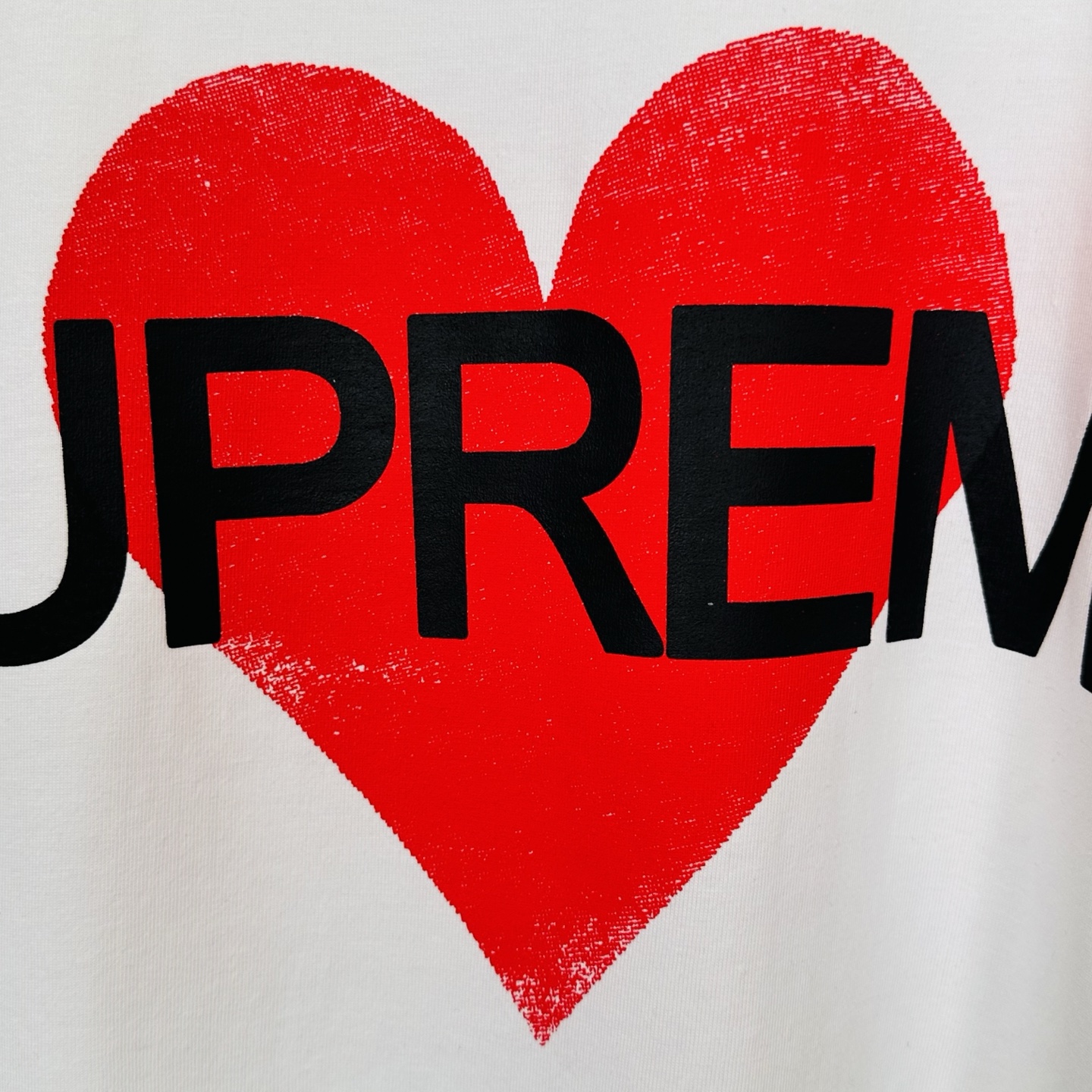 Supreme WEEK1 Announcing Tee 圆领休闲 印花短袖 T恤 心型 黑色 白色A0 SUP-SS25-021