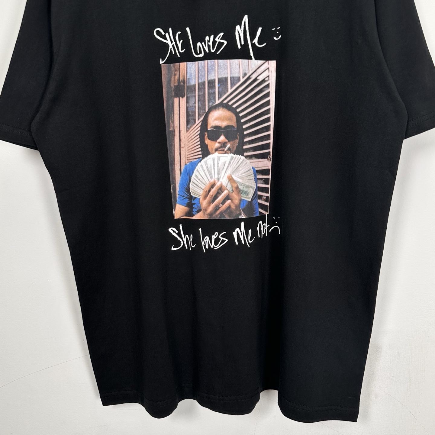 Supreme WEEK7 MAX B Tee 圆领休闲 印花短袖 T恤  嘻哈歌手黑色 白色   A0 SUP-SS25-239