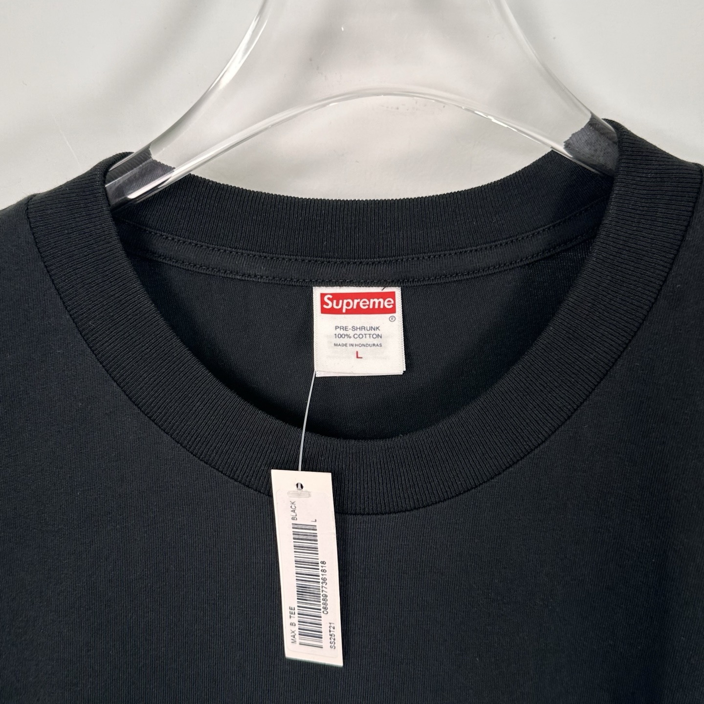 Supreme WEEK7 MAX B Tee 圆领休闲 印花短袖 T恤  嘻哈歌手黑色 白色   A0 SUP-SS25-239