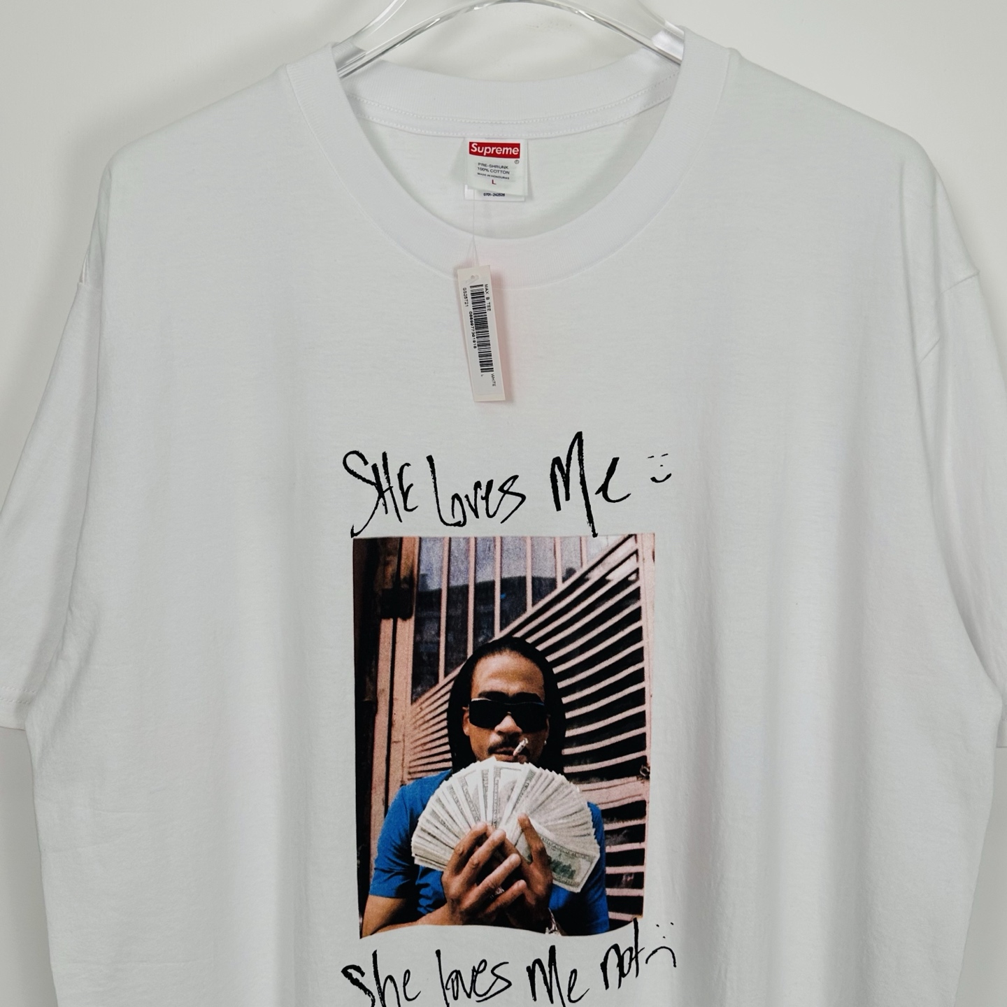 Supreme WEEK7 MAX B Tee 圆领休闲 印花短袖 T恤  嘻哈歌手黑色 白色   A0 SUP-SS25-239