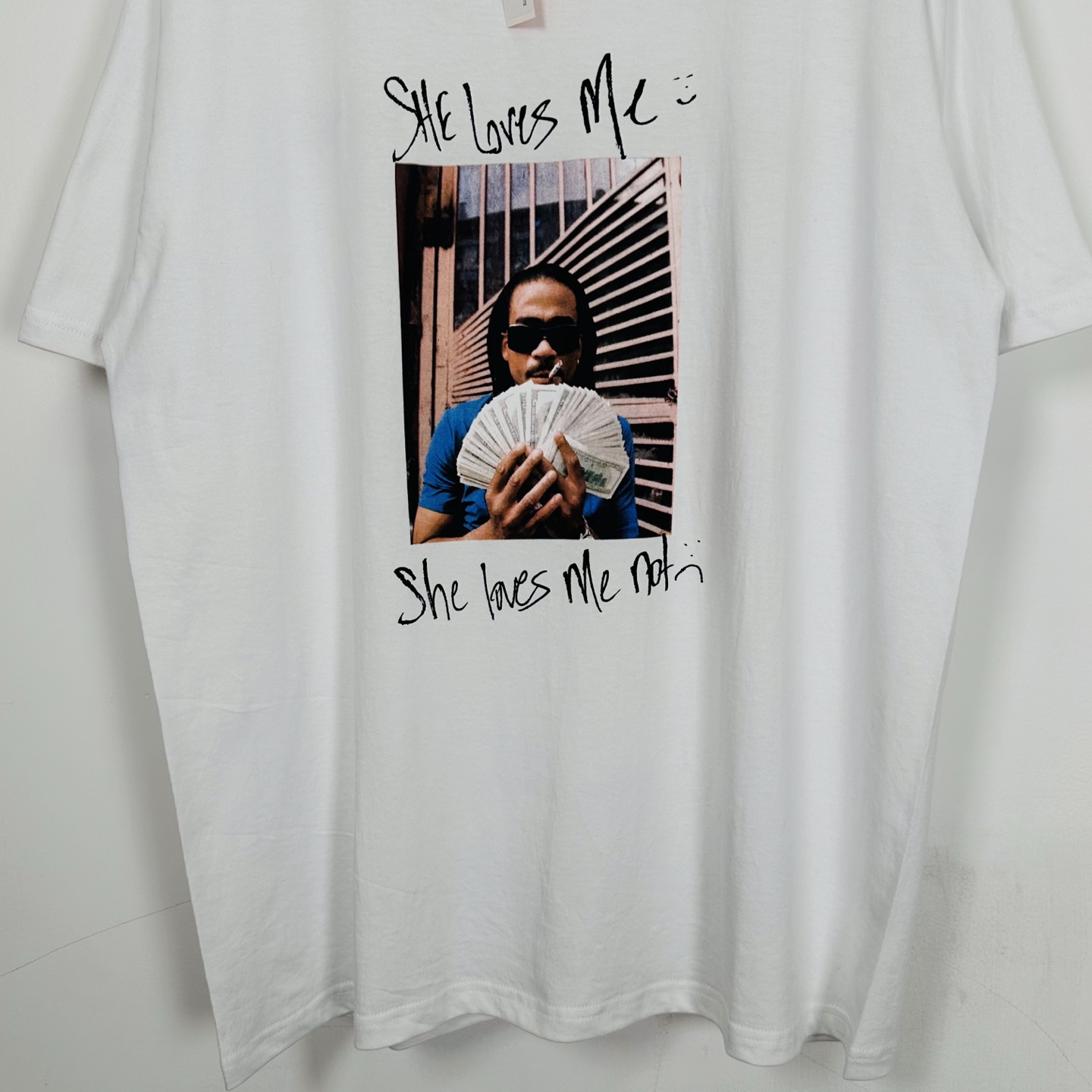 Supreme WEEK7 MAX B Tee 圆领休闲 印花短袖 T恤  嘻哈歌手黑色 白色   A0 SUP-SS25-239