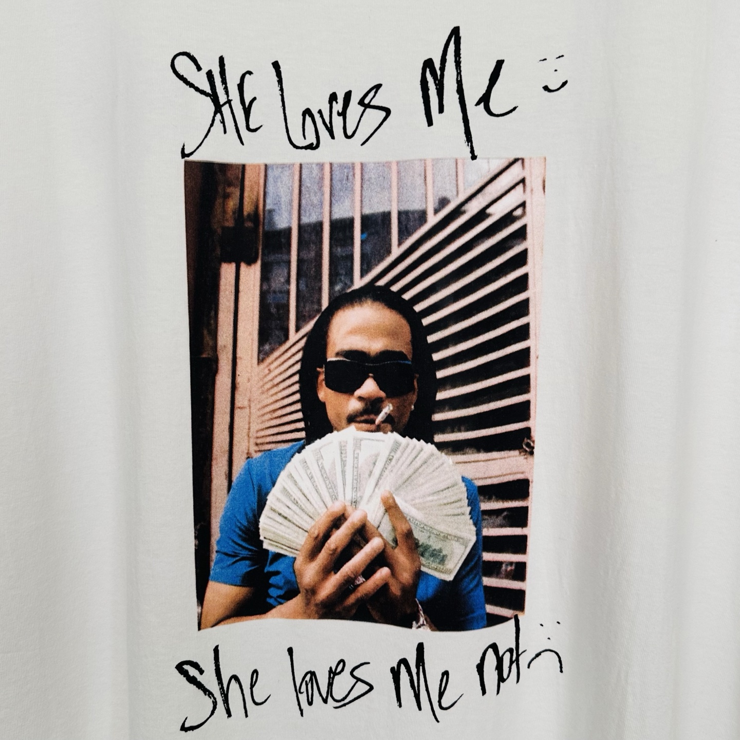 Supreme WEEK7 MAX B Tee 圆领休闲 印花短袖 T恤  嘻哈歌手黑色 白色   A0 SUP-SS25-239