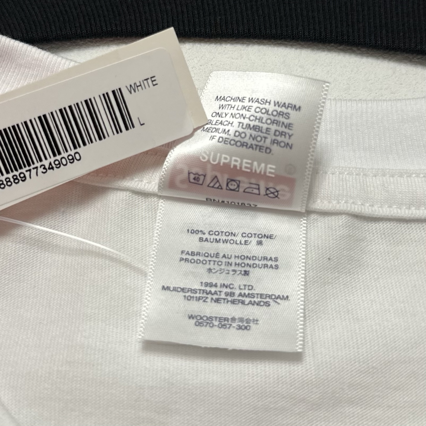 Supreme Marithé François Girbaud 联名款 Tee 圆领休闲 印花短袖 T恤   黑色 白色  A0 SUP-SS25-233