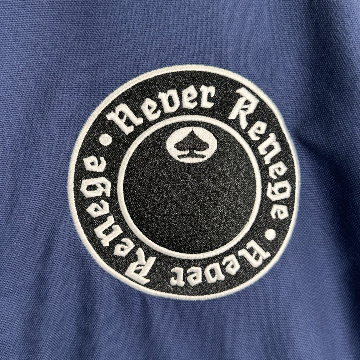 Stussy  Denim Tears联名款 SS25 胸前logo 拉链开合工装美式复古夹克 男女同款 海军蓝B0 315512