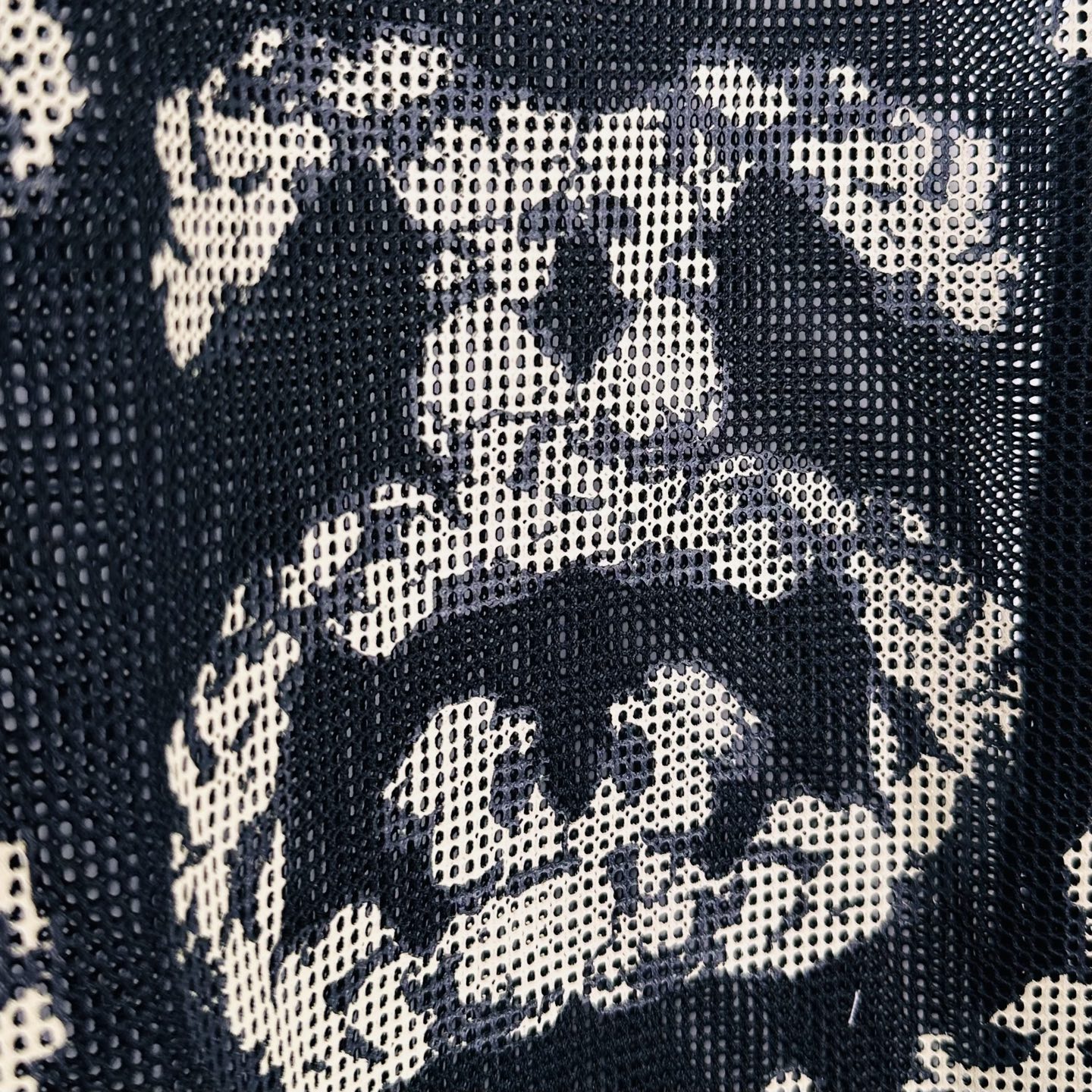 Stussy Denim Tears 联名  背心网纱镂空 套头 T 恤 夏季 男女同款 黑A0 314070