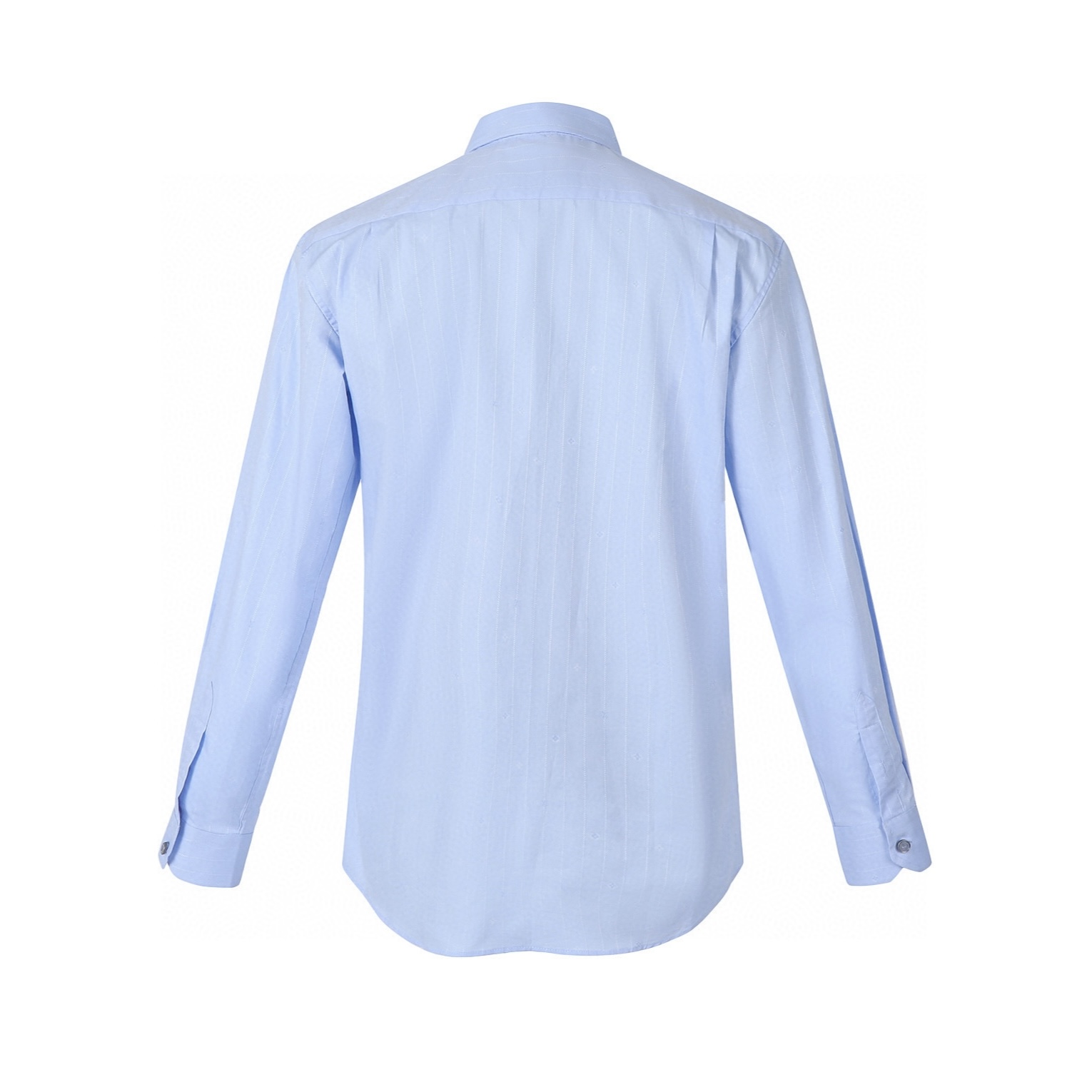 LOUIS VUITTON 路易威登 细条纹提花 单排扣衬衫 长袖 外套  蓝色A5  