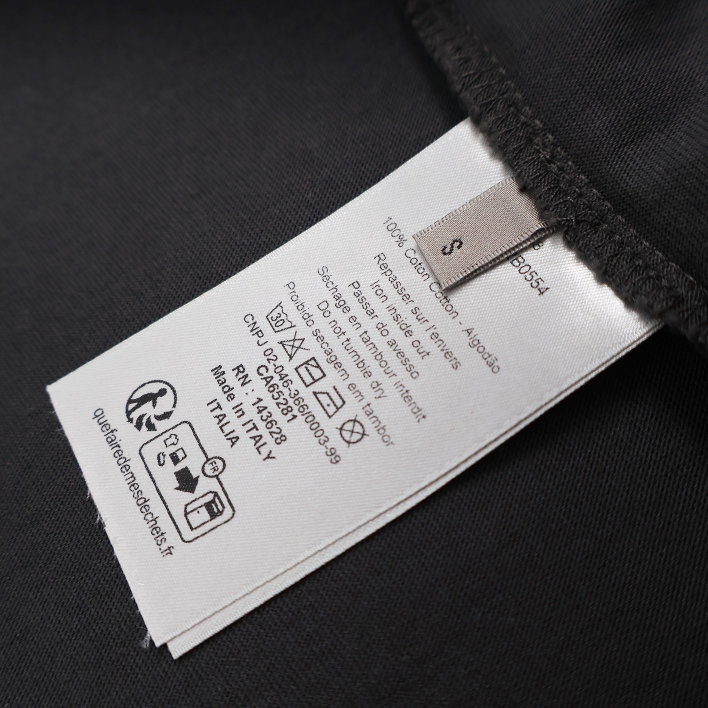 DIOR 迪奥 铃兰破洞 T恤 棉质夏季 短袖  黑色 白色 A2 593J672B055-4C980