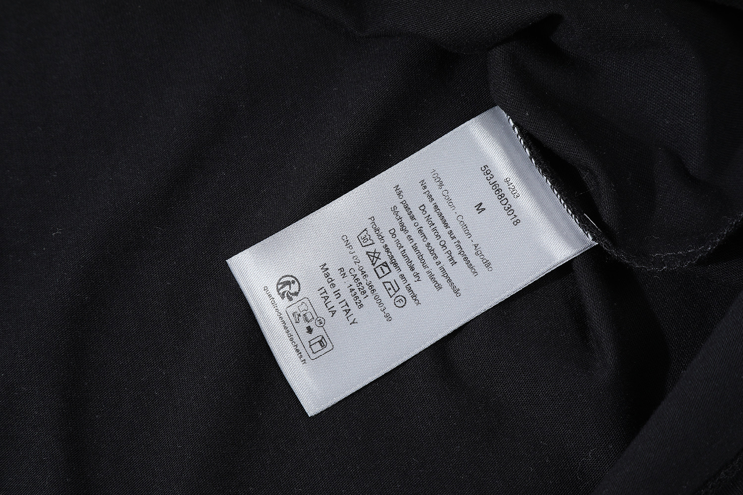  DIOR 迪奥 小字母 T恤 棉质夏季 短袖  黑色 白色 A2 593J668D3018-C980