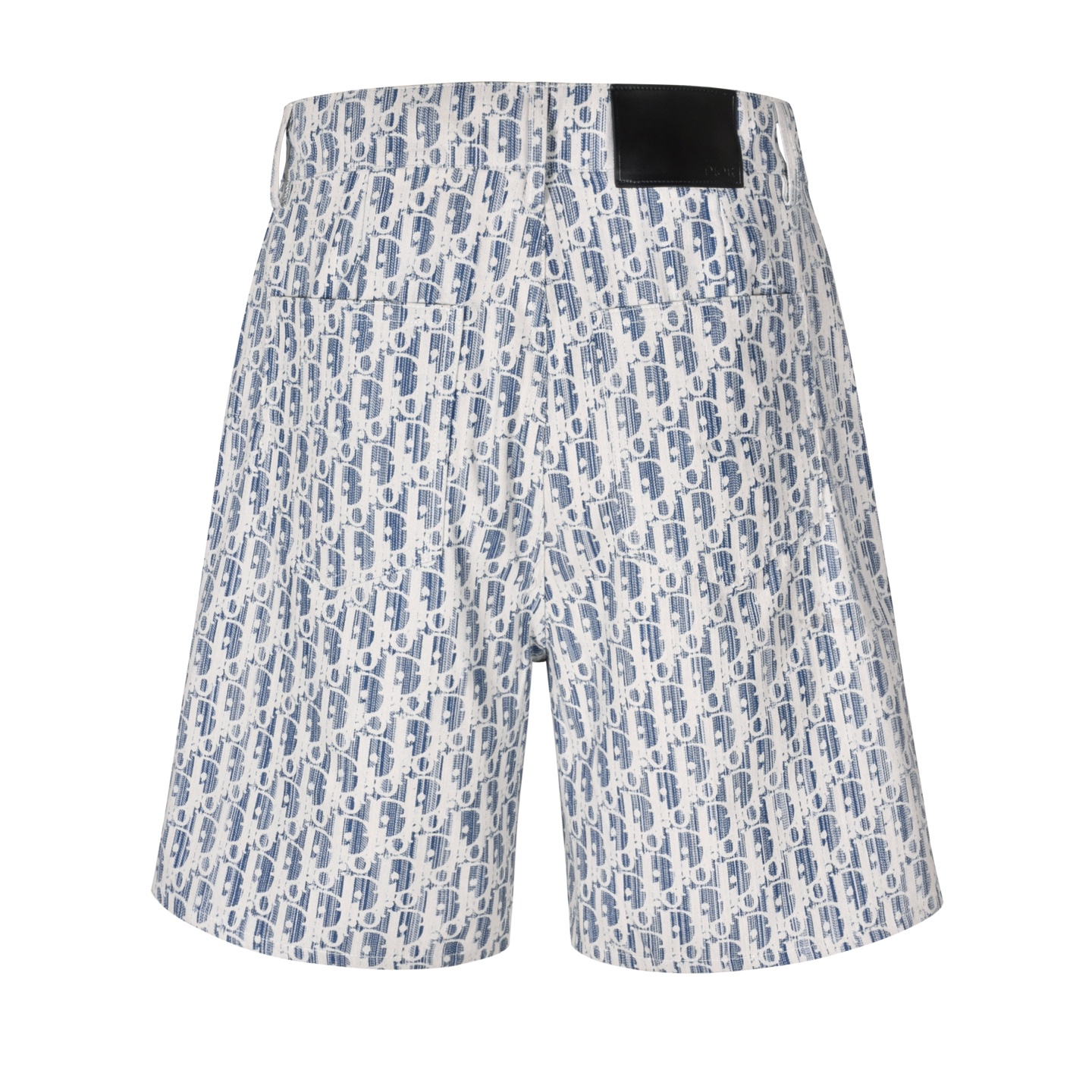 DIOR 迪奥 满印提花 牛仔裤 短裤 裤子 蓝色B0 013C121B5872-C580