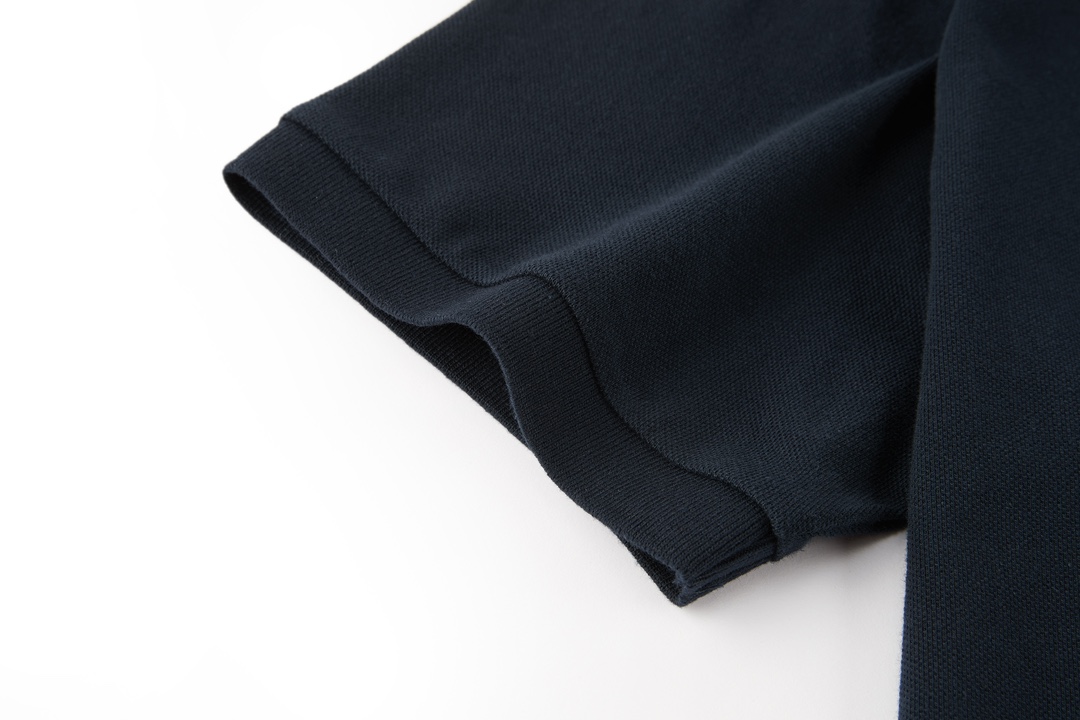 MIU MIU小刺绣POLO衫  纯色短袖 休闲T恤 夏季 黑色 白色 蓝色A2 