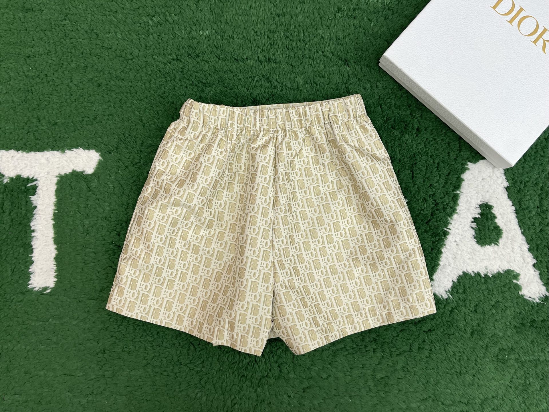 DIOR 迪奥 满印提花裙裤 女生 休闲短裙裤 米色 A5-Rare 357P15A2970-X1827