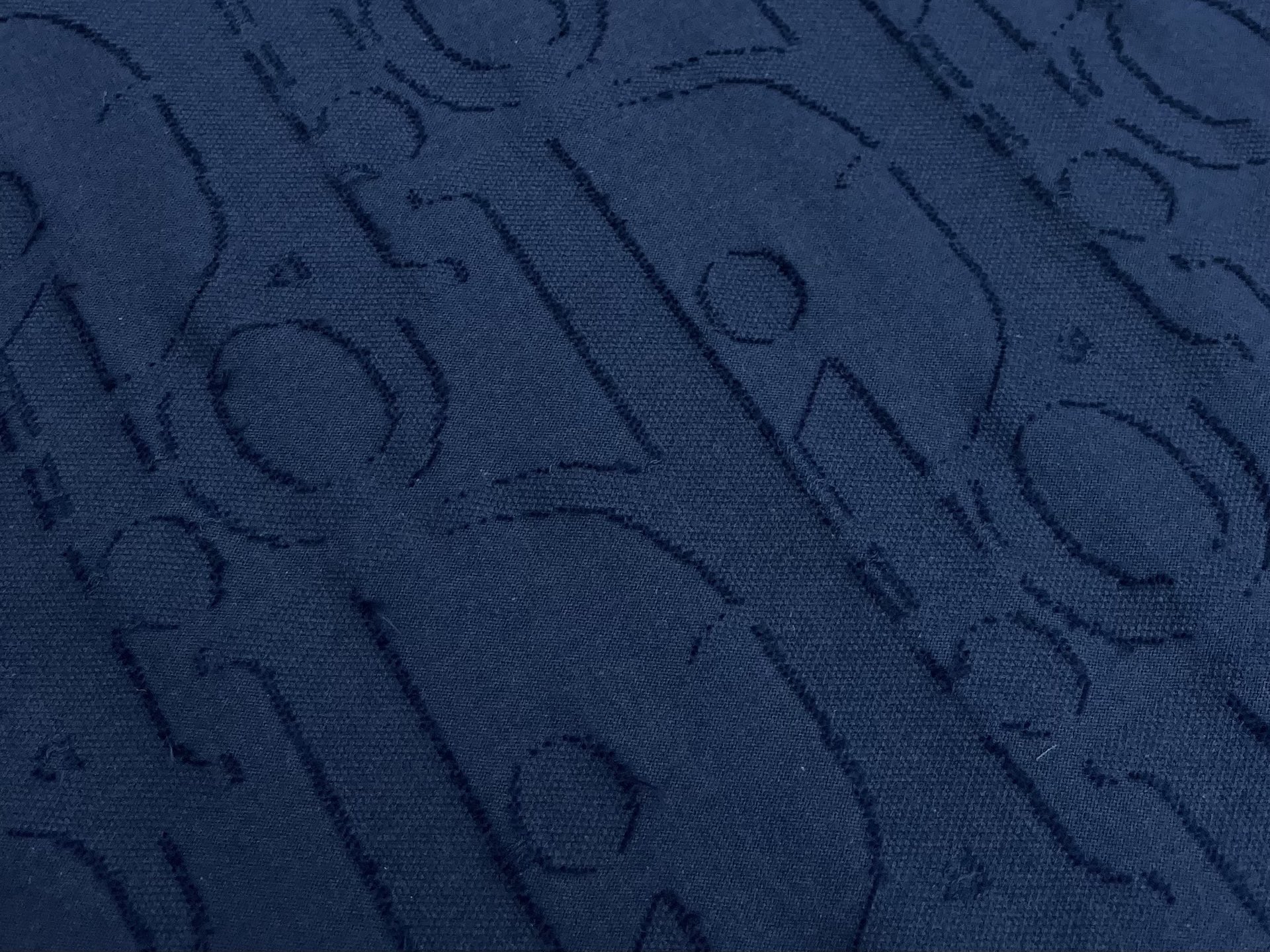 DIOR 迪奥 满印提花 针织 T恤 棉质 夏季 短袖  蓝色A5-Rare 593J696U3012-C530