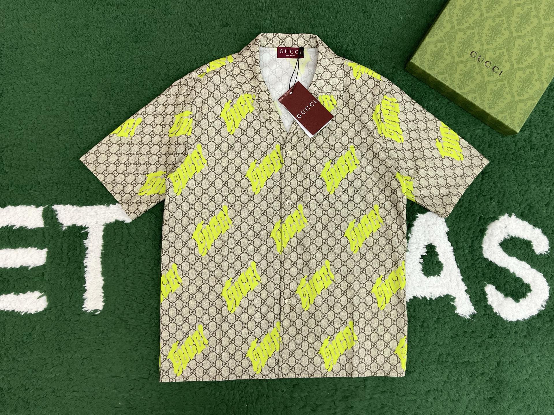 GUCCI 古驰 保龄球衫 T恤  夏季 短袖 男女同款 多色A5 794907-ZATLJ-2017