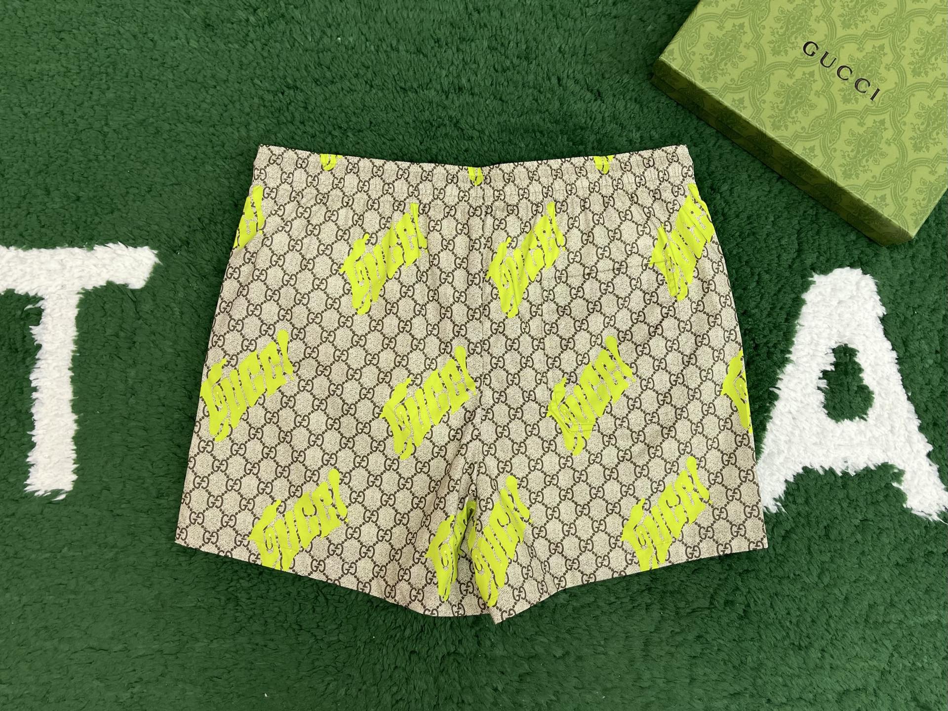 GUGGI 古驰 保龄球裤 老花 休闲 短裤 裤子 五分裤 多色A5 833304-XHAKU-2270