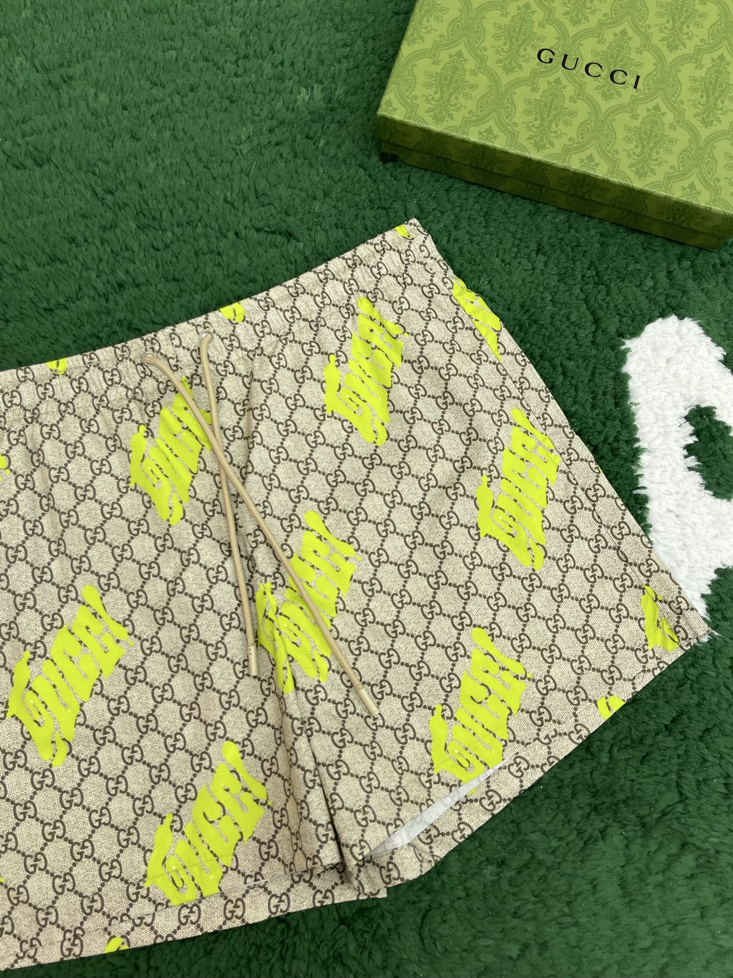 GUGGI 古驰 保龄球裤 老花 休闲 短裤 裤子 五分裤 多色A5 833304-XHAKU-2270