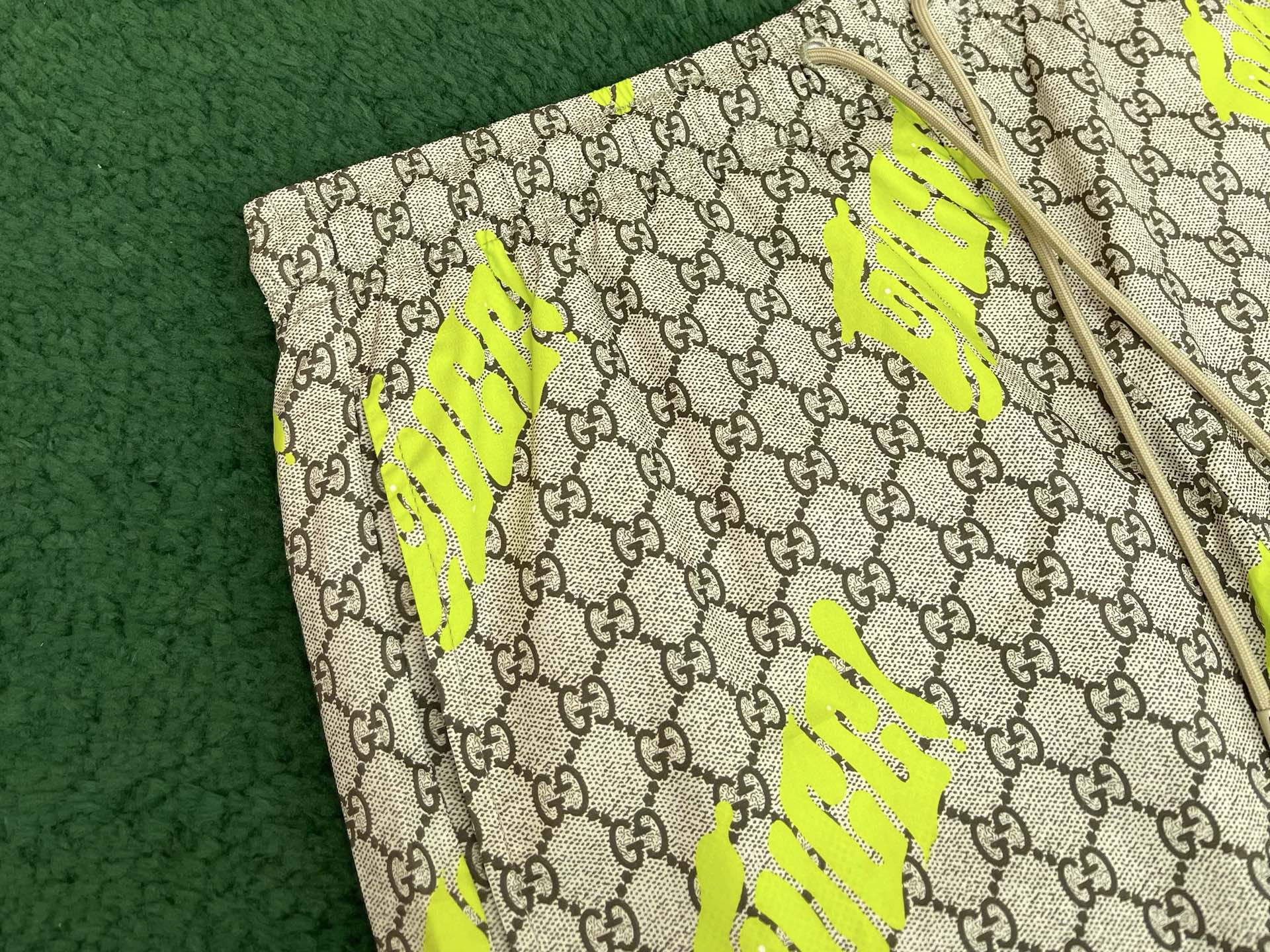 GUGGI 古驰 保龄球裤 老花 休闲 短裤 裤子 五分裤 多色A5 833304-XHAKU-2270