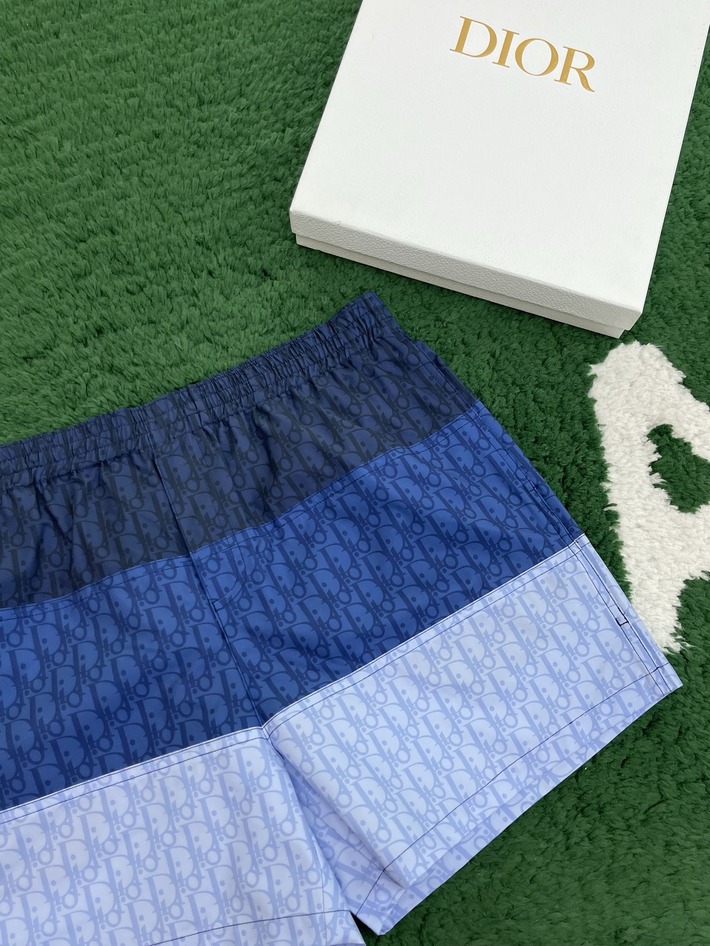 GUGGI 古驰 拼色 老花 休闲 短裤 裤子 五分裤 蓝色A2 593B11A2021-C585