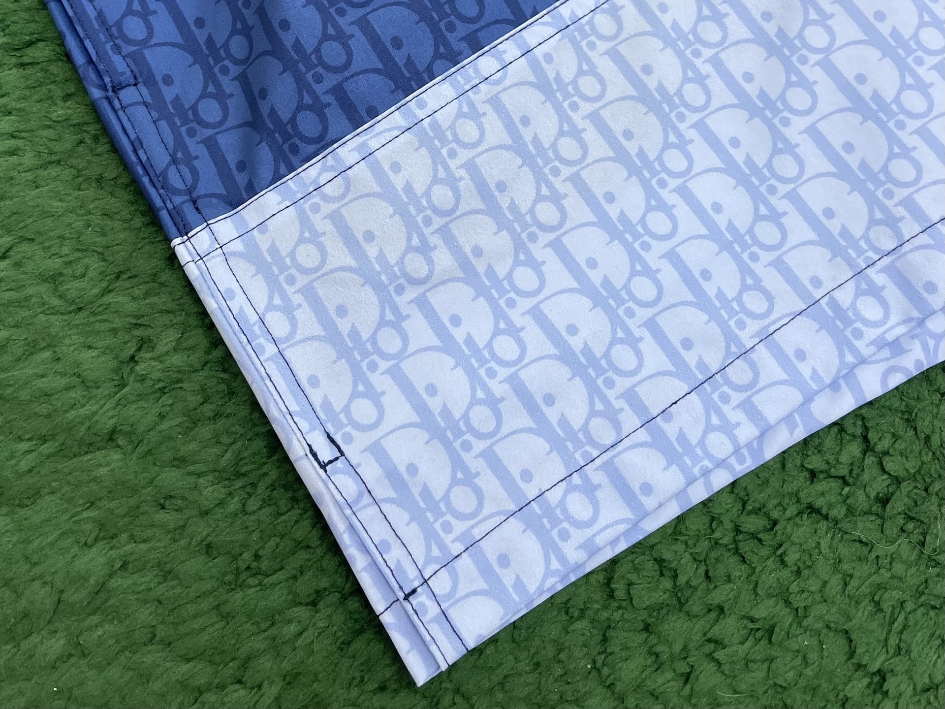 GUGGI 古驰 拼色 老花 休闲 短裤 裤子 五分裤 蓝色A2 593B11A2021-C585