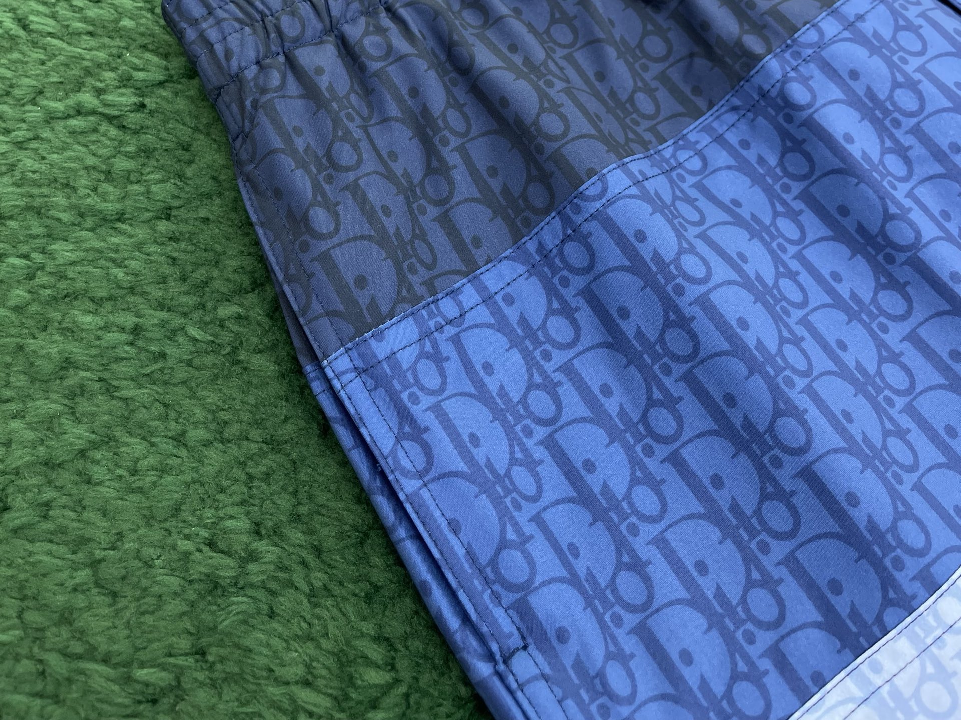 GUGGI 古驰 拼色 老花 休闲 短裤 裤子 五分裤 蓝色A2 593B11A2021-C585