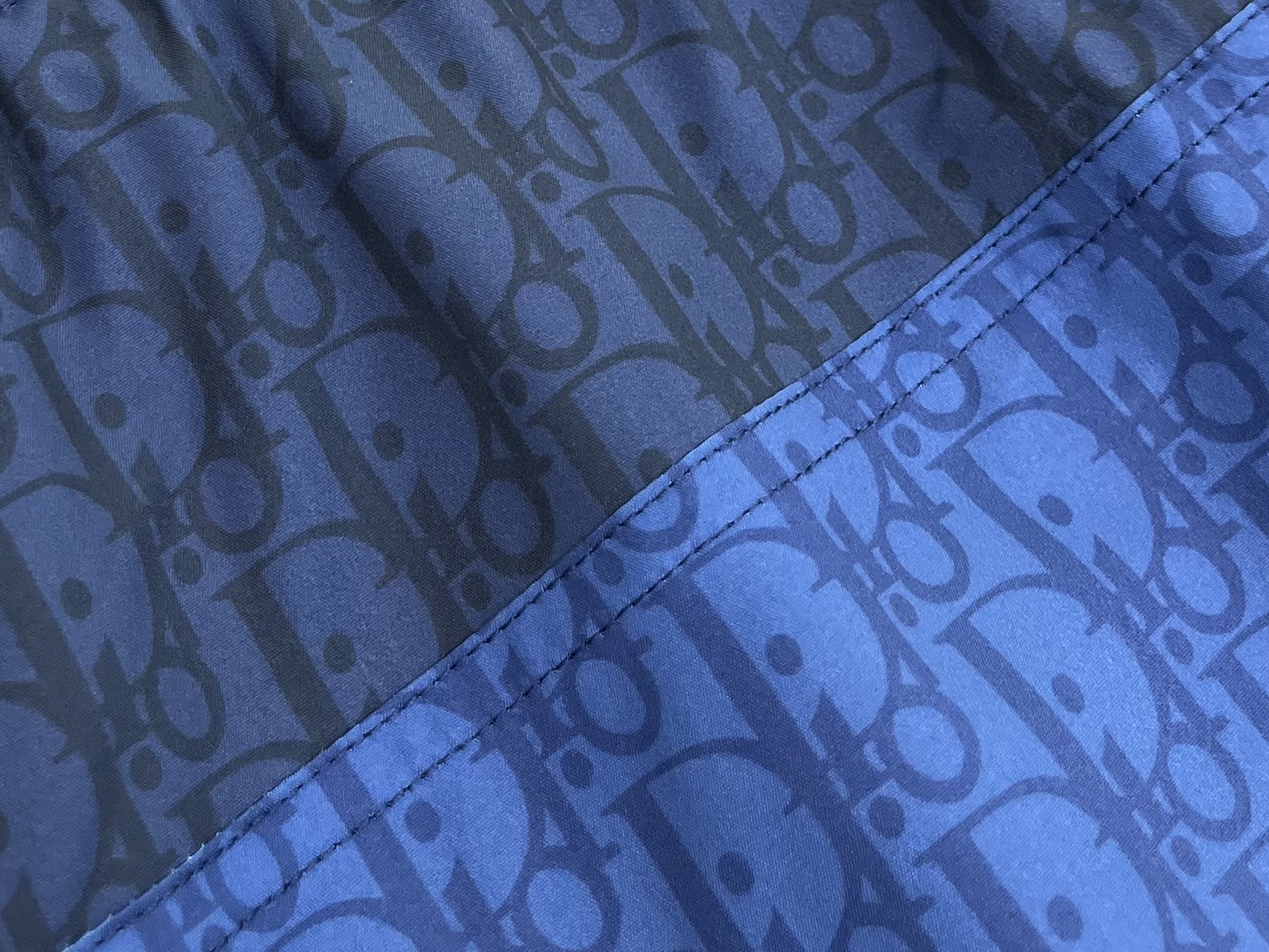 GUGGI 古驰 拼色 老花 休闲 短裤 裤子 五分裤 蓝色A2 593B11A2021-C585