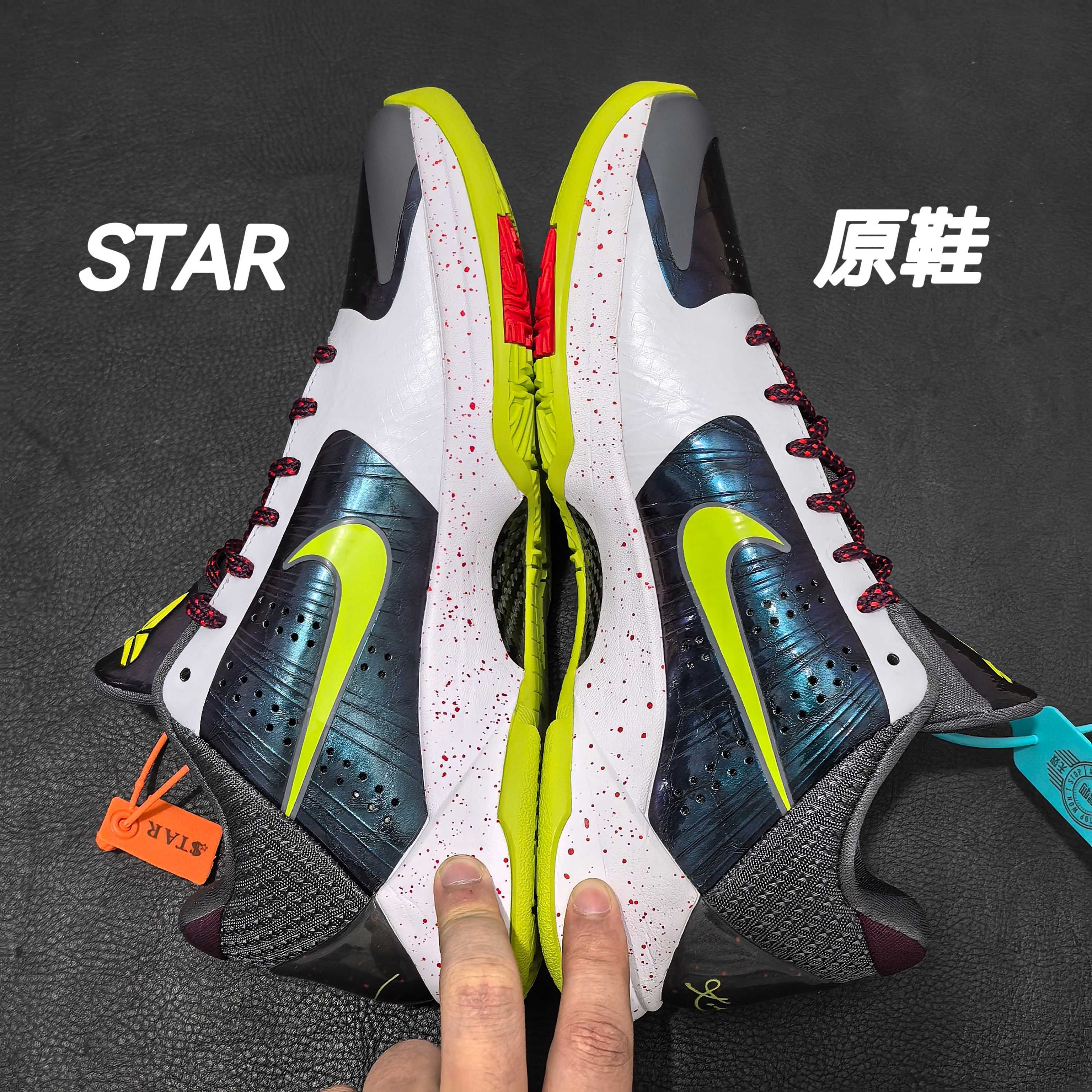 STAR -S级别 Kobe 5 Chaos 篮球鞋 球鞋 波鞋 实战鞋 运动耐磨防滑 男鞋 波鞋 小丑 CD4991-100