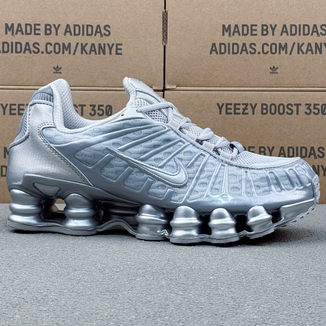 Nike Shox TL  全掌气柱缓震 休闲 运动跑鞋  男鞋 波鞋 灰色 HF1065-094