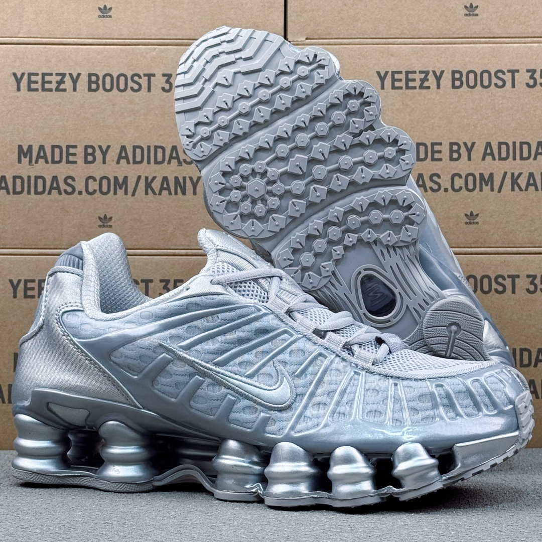 Nike Shox TL  全掌气柱缓震 休闲 运动跑鞋  男鞋 波鞋 灰色 HF1065-094