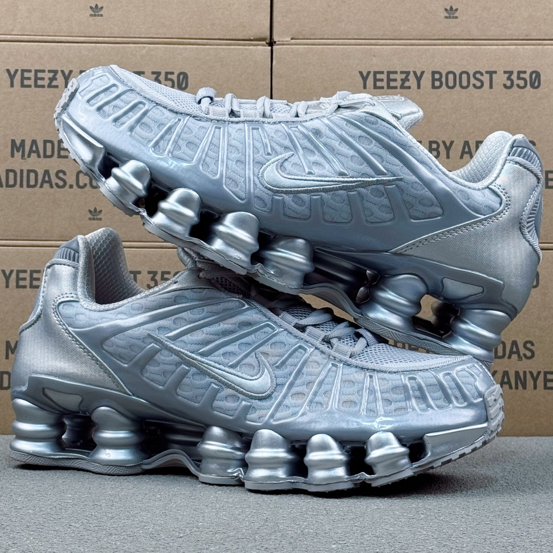 Nike Shox TL  全掌气柱缓震 休闲 运动跑鞋  男鞋 波鞋 灰色 HF1065-094