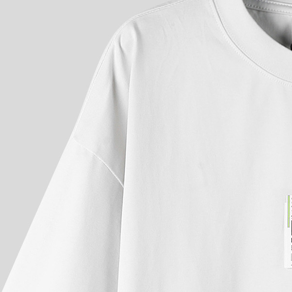 Balenciaga 巴黎世家 520情人节标签  短袖 T恤 圆领 短款 夏季 黑色 白色A5 764235TSVK31083