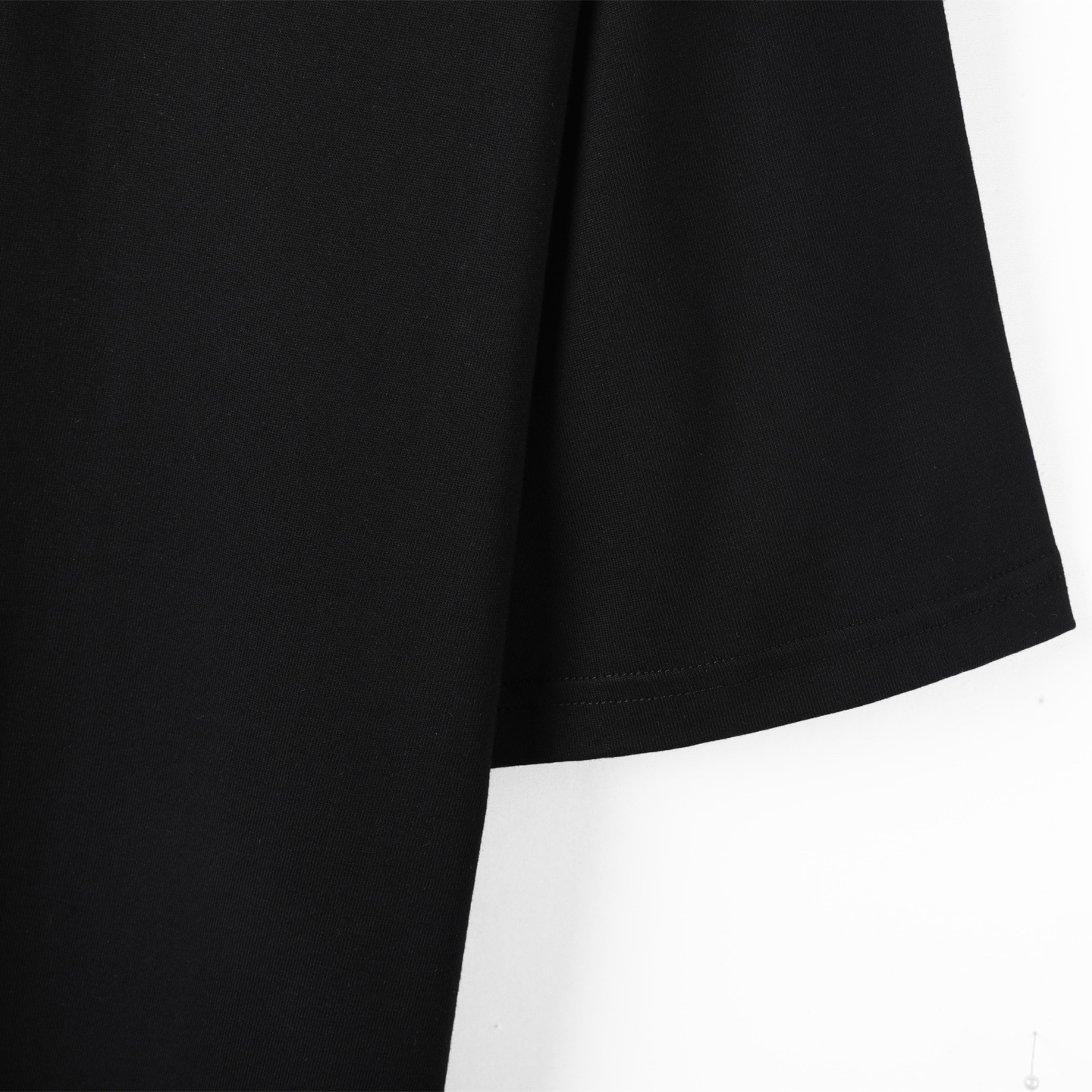 Balenciaga 巴黎世家 美纹纸胶带 印花短袖 T恤 圆领 短款 夏季 黑色A5 764235TSVG28737