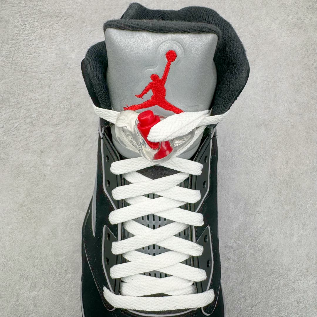 Air Jordan 5 Black Metallic Reimagined  AJ5  高筒 男鞋 休闲鞋 板鞋 复古篮球鞋 波鞋 黑银 HF3975-001