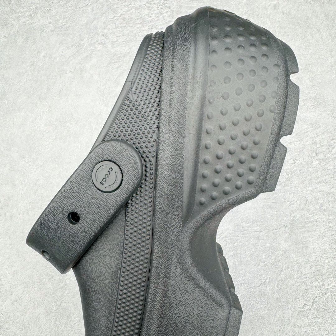 Crocs 卡骆驰 雪屋 EVA 通勤 凉鞋 室内外 拖鞋 沙滩鞋  洞洞鞋 女鞋 5.5CM 黑色 209347-001