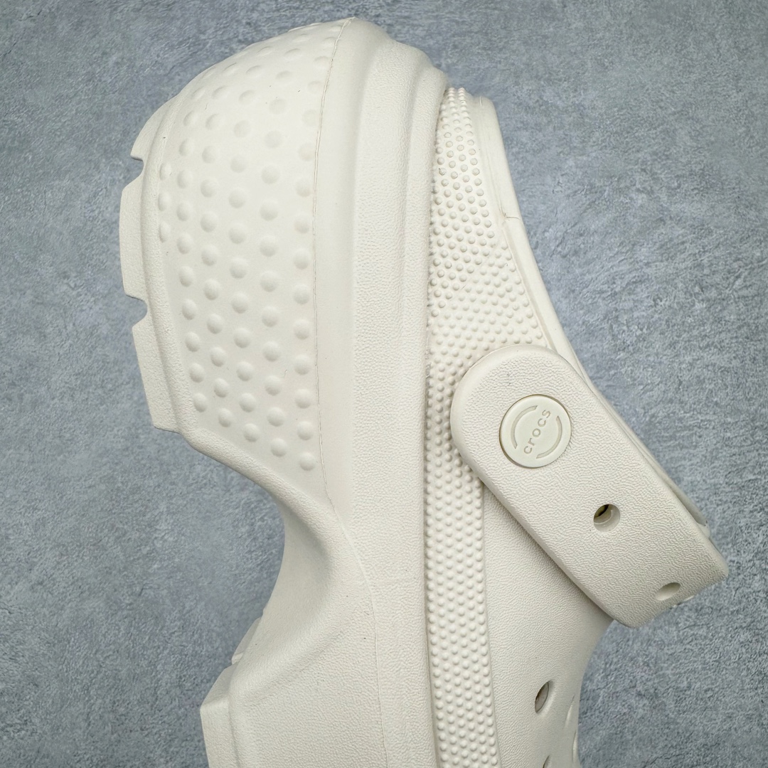 Crocs 卡骆驰 雪屋 EVA 通勤 凉鞋 室内外 拖鞋 沙滩鞋  洞洞鞋 女鞋 5.5CM 米色