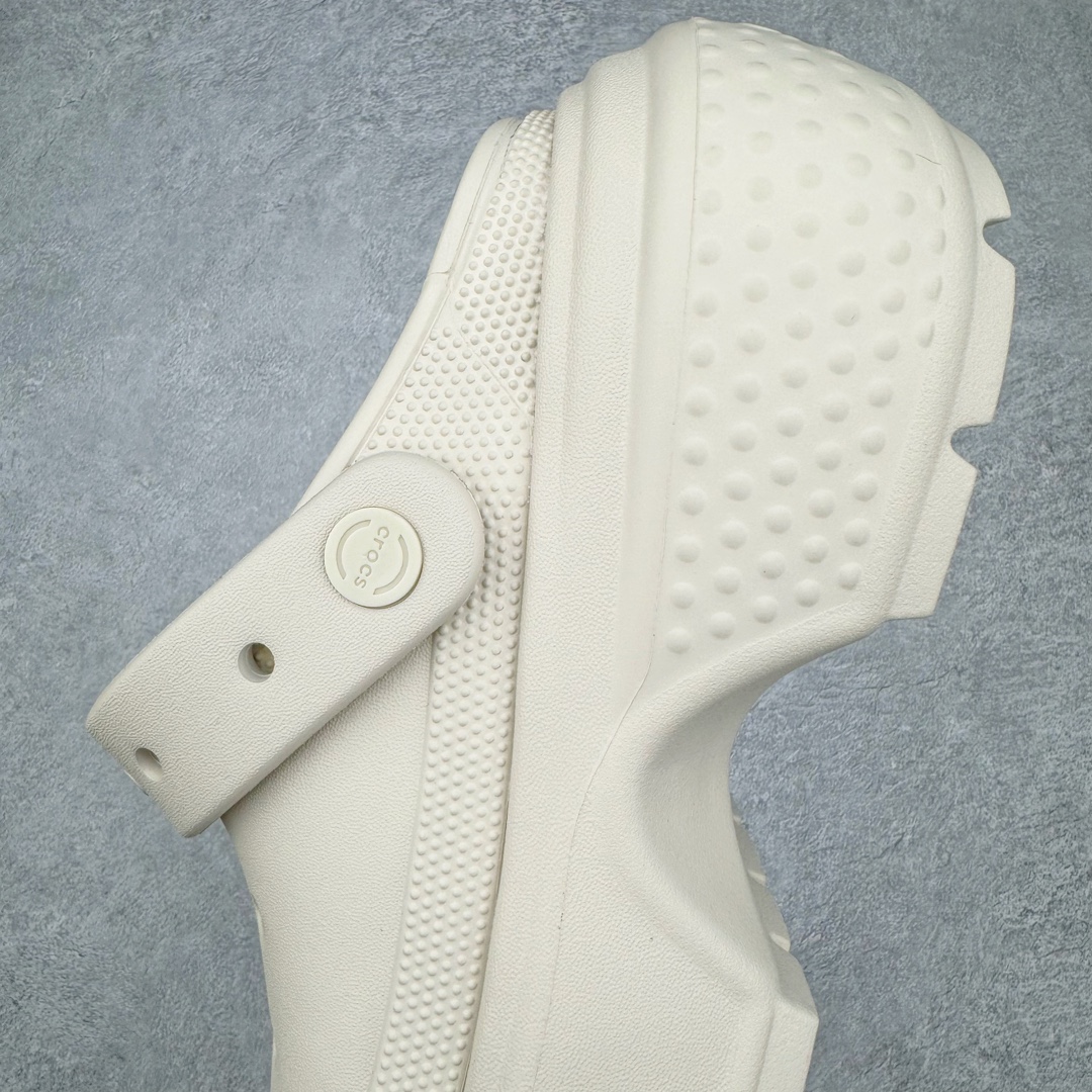 Crocs 卡骆驰 雪屋 EVA 通勤 凉鞋 室内外 拖鞋 沙滩鞋  洞洞鞋 女鞋 5.5CM 米色