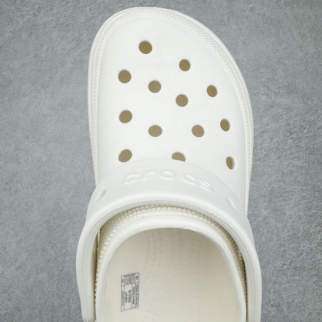 Crocs 卡骆驰 雪屋 EVA 通勤 凉鞋 室内外 拖鞋 沙滩鞋  洞洞鞋 女鞋 5.5CM 粉笔色 209347-0WV