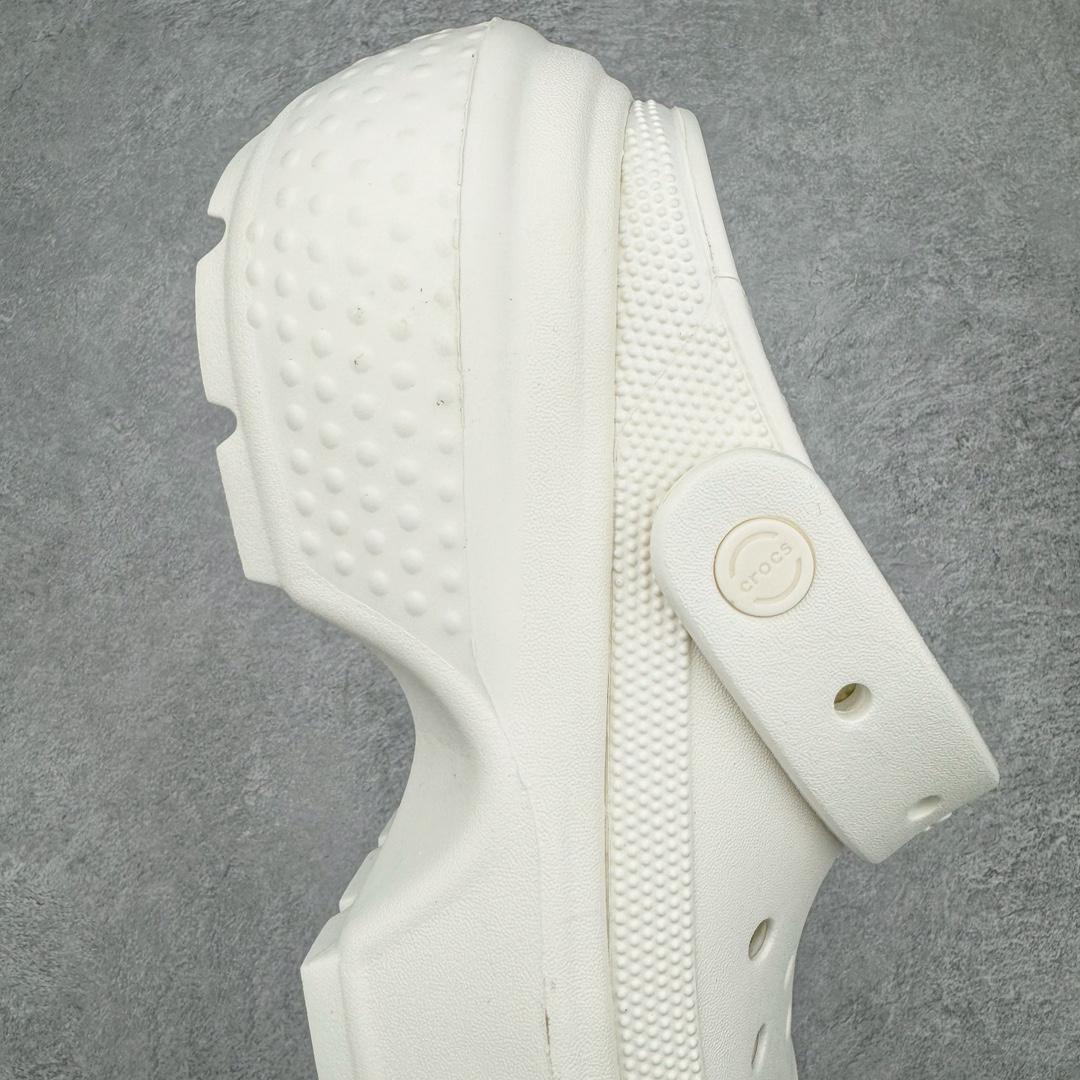 Crocs 卡骆驰 雪屋 EVA 通勤 凉鞋 室内外 拖鞋 沙滩鞋  洞洞鞋 女鞋 5.5CM 粉笔色 209347-0WV