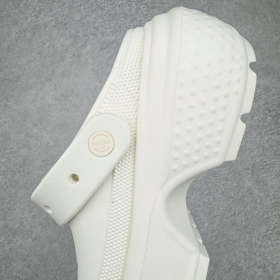 Crocs 卡骆驰 雪屋 EVA 通勤 凉鞋 室内外 拖鞋 沙滩鞋  洞洞鞋 女鞋 5.5CM 粉笔色 209347-0WV