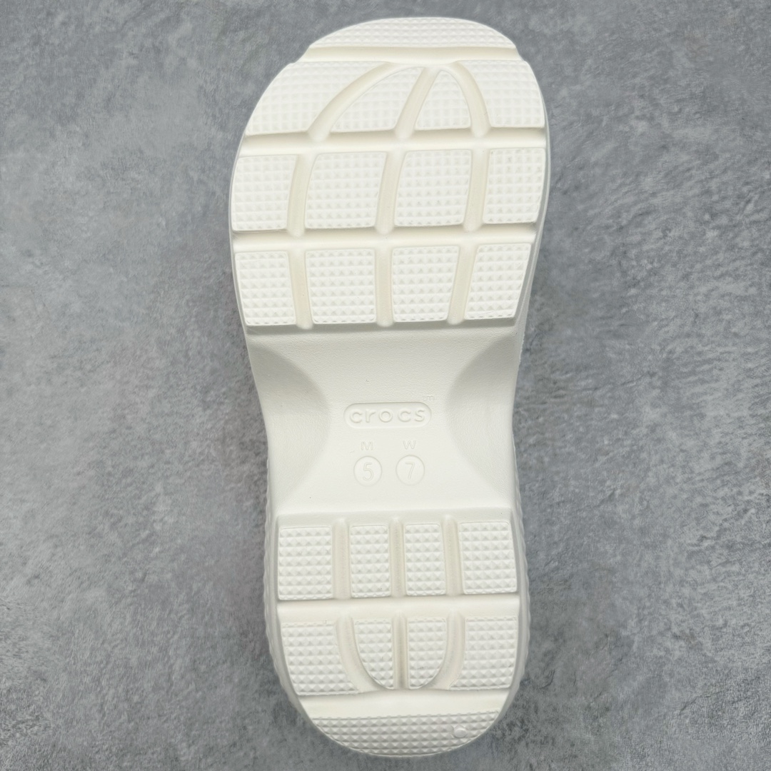 Crocs 卡骆驰 雪屋 EVA 通勤 凉鞋 室内外 拖鞋 沙滩鞋  洞洞鞋 女鞋 5.5CM 粉笔色 209347-0WV